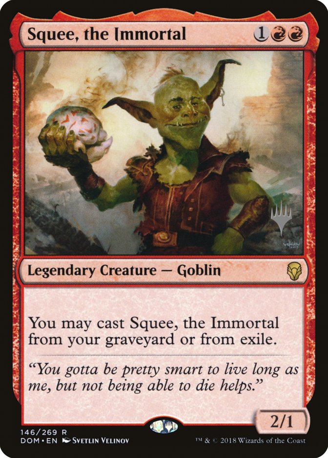 Squee, the Immortal (Promo Pack) [Dominaria Promos] | The Clever Kobold