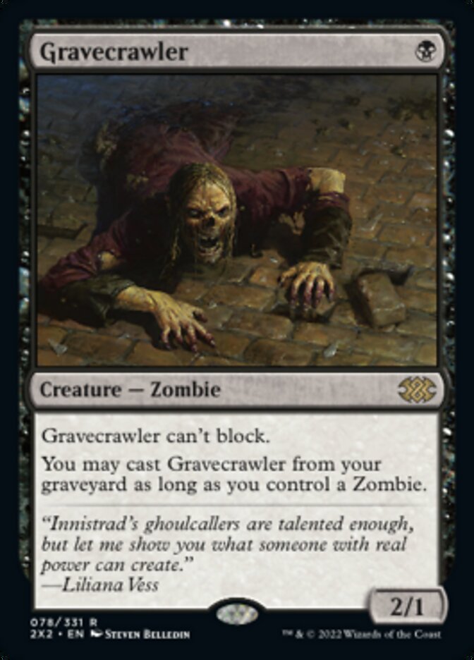 Gravecrawler [Double Masters 2022] | The Clever Kobold