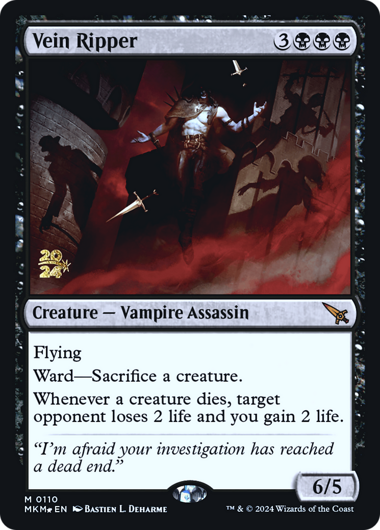 Vein Ripper [Murders at Karlov Manor Prerelease Promos] | The Clever Kobold