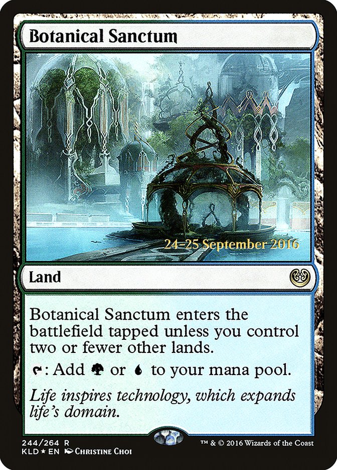 Botanical Sanctum [Kaladesh Prerelease Promos] | The Clever Kobold