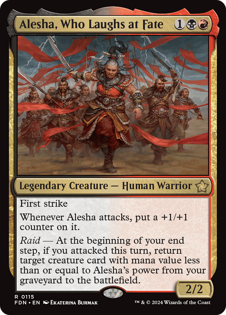 Alesha, Who Laughs at Fate [Foundations] | The Clever Kobold