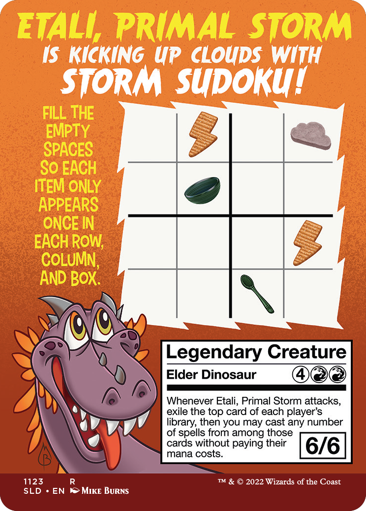 Etali, Primal Storm (Borderless) [Secret Lair Drop Series] | The Clever Kobold