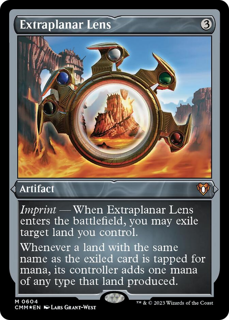 Extraplanar Lens (Foil Etched) [Commander Masters] | The Clever Kobold