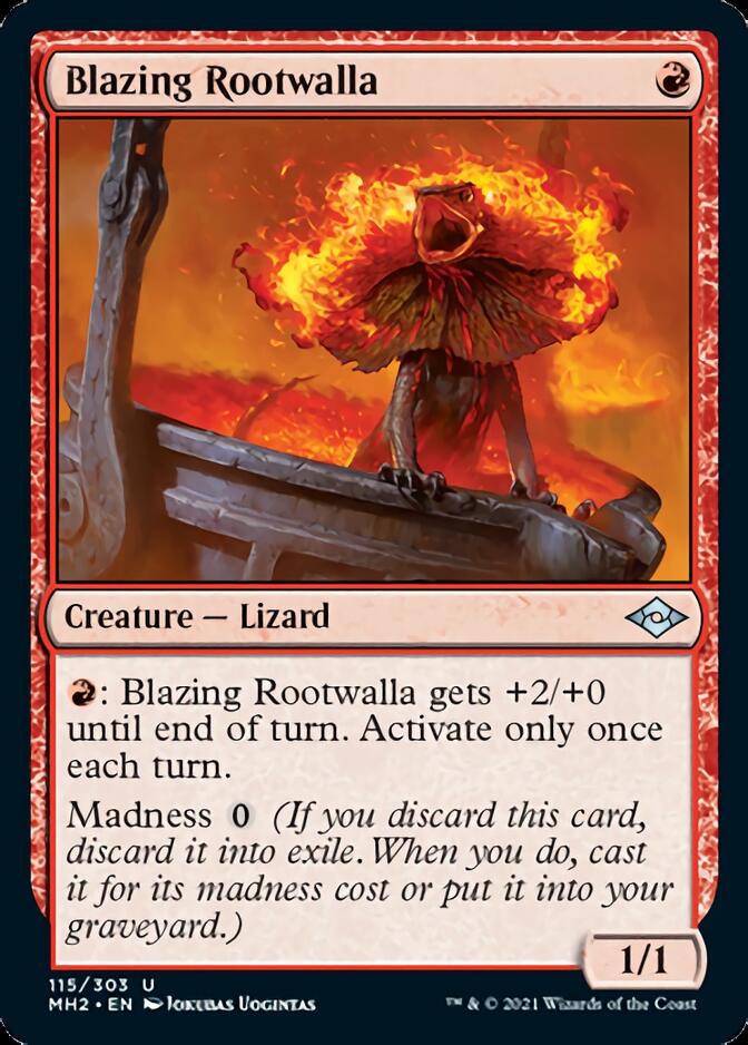 Blazing Rootwalla [Modern Horizons 2] | The Clever Kobold