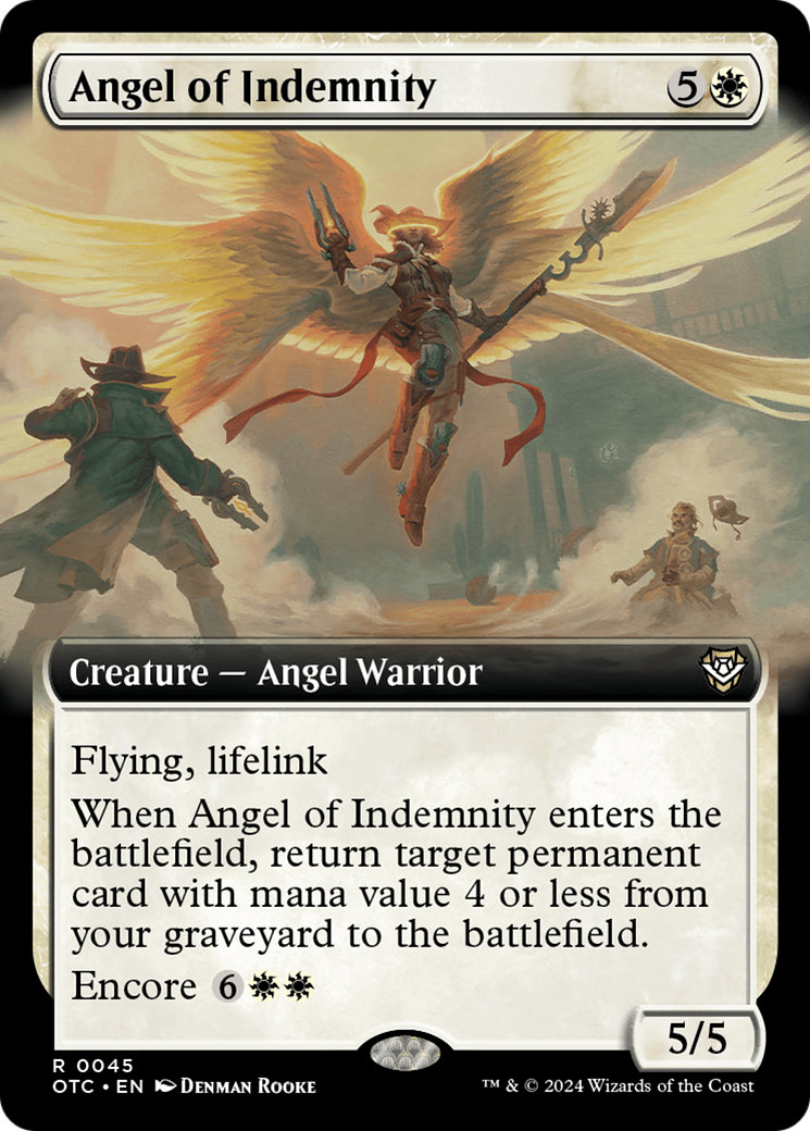 Angel of Indemnity (Extended Art) [Outlaws of Thunder Junction Commander] | The Clever Kobold