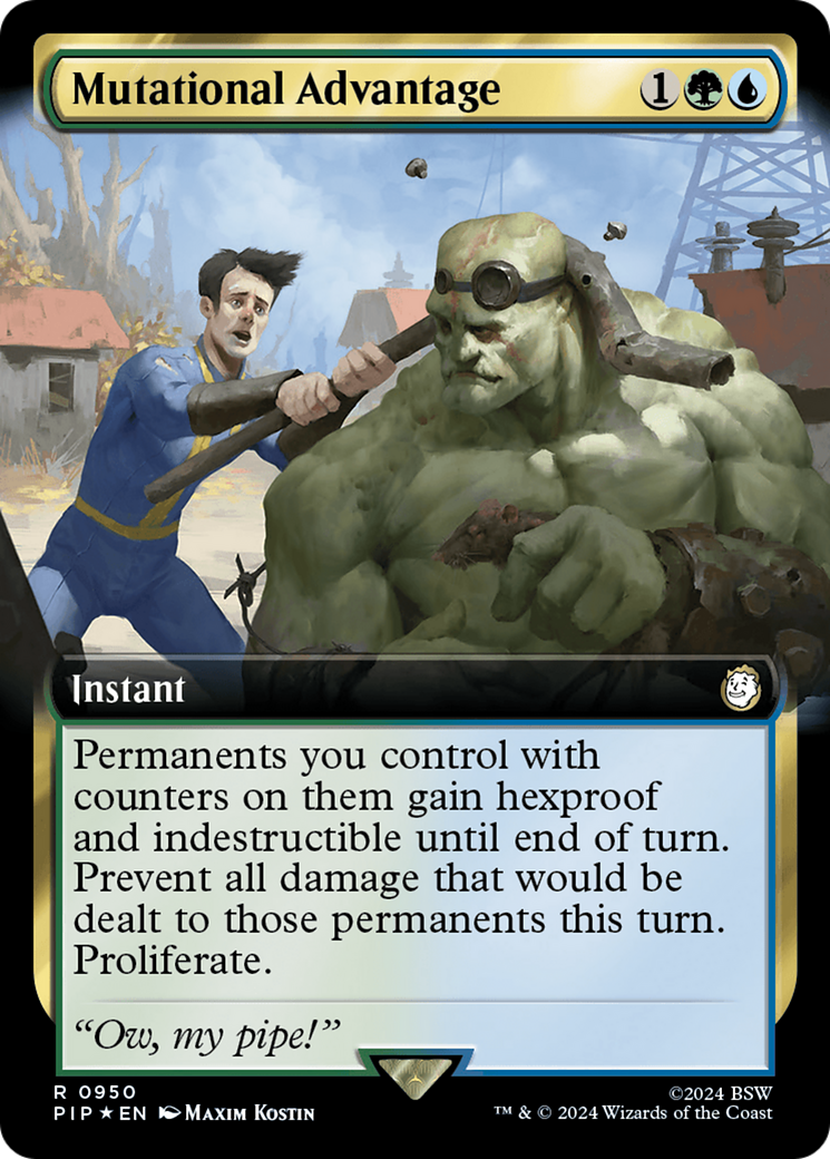 Mutational Advantage (Extended Art) (Surge Foil) [Fallout] | The Clever Kobold