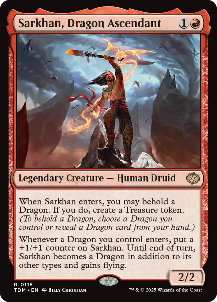 Sarkhan, Dragon Ascendant (118) [Tarkir: Dragonstorm] | The Clever Kobold