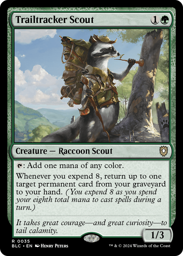 Trailtracker Scout [Bloomburrow Commander] | The Clever Kobold