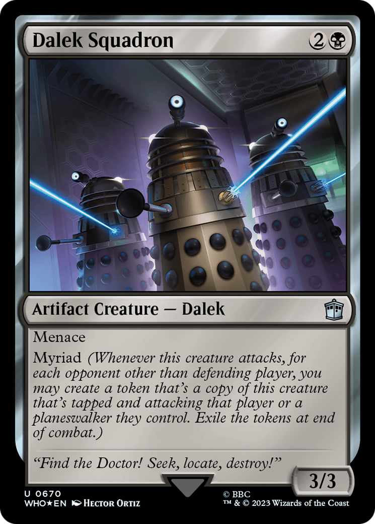 Dalek Squadron (Surge Foil) [Doctor Who] | The Clever Kobold