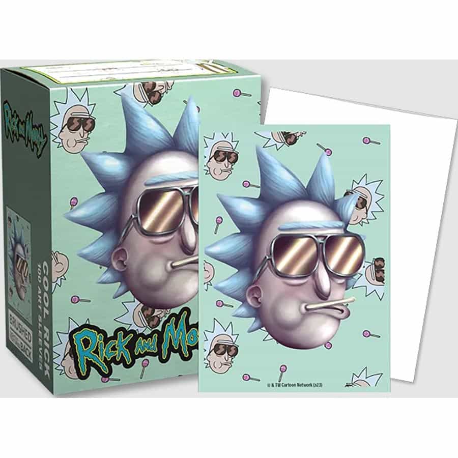 Dragon Shield Cleeves: Brushed Art: Rick and Morty: Cool Rick (100CT) | The Clever Kobold