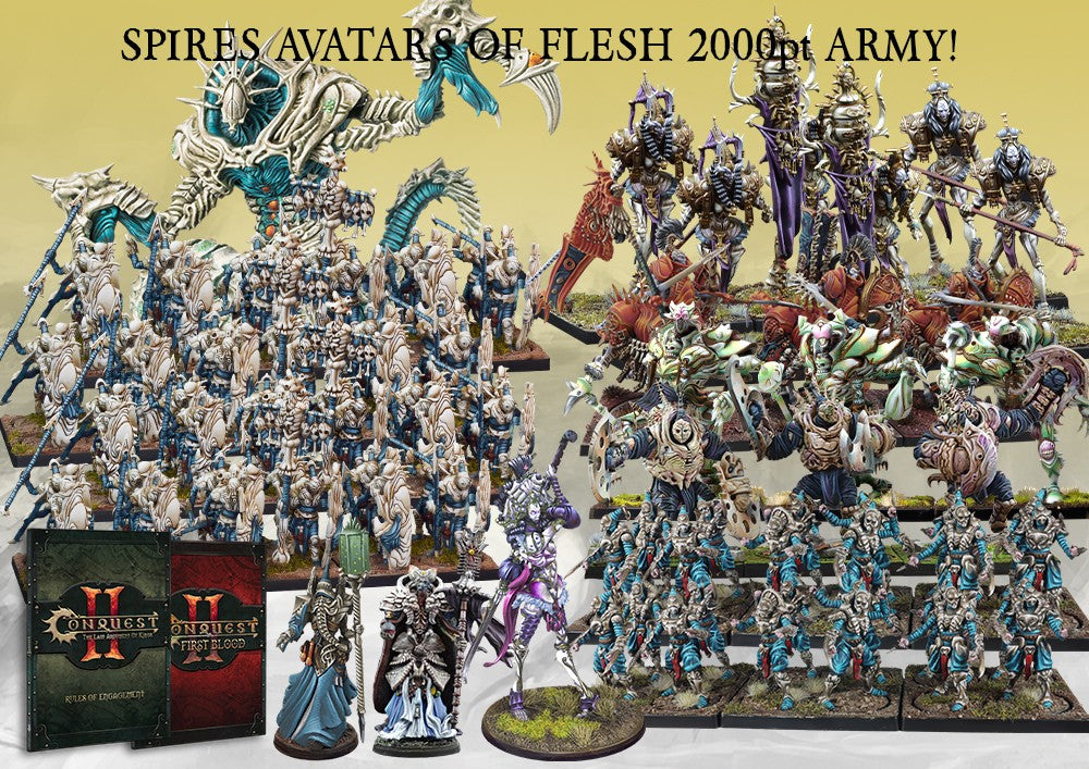 Avatars Of Flesh 2000pt Army - Spires | The Clever Kobold