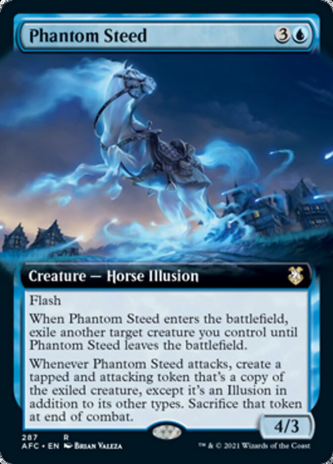 Phantom Steed (Extended Art) [Dungeons & Dragons: Adventures in the Forgotten Realms Commander] | The Clever Kobold