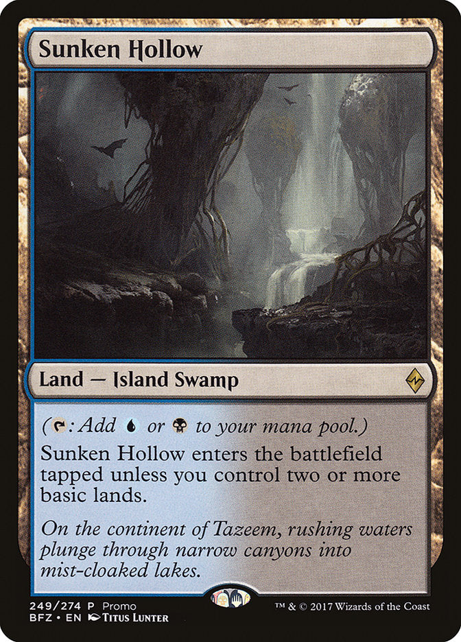 Sunken Hollow (Promo) [Standard Showdown Promos] | The Clever Kobold