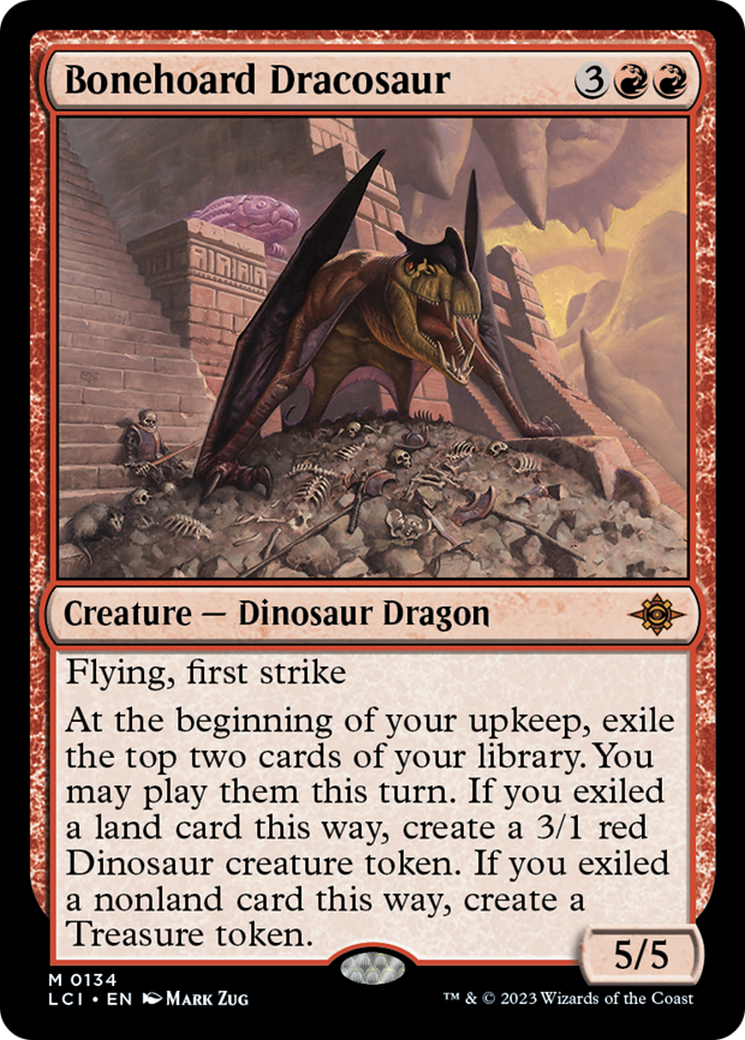 Bonehoard Dracosaur [The Lost Caverns of Ixalan] | The Clever Kobold