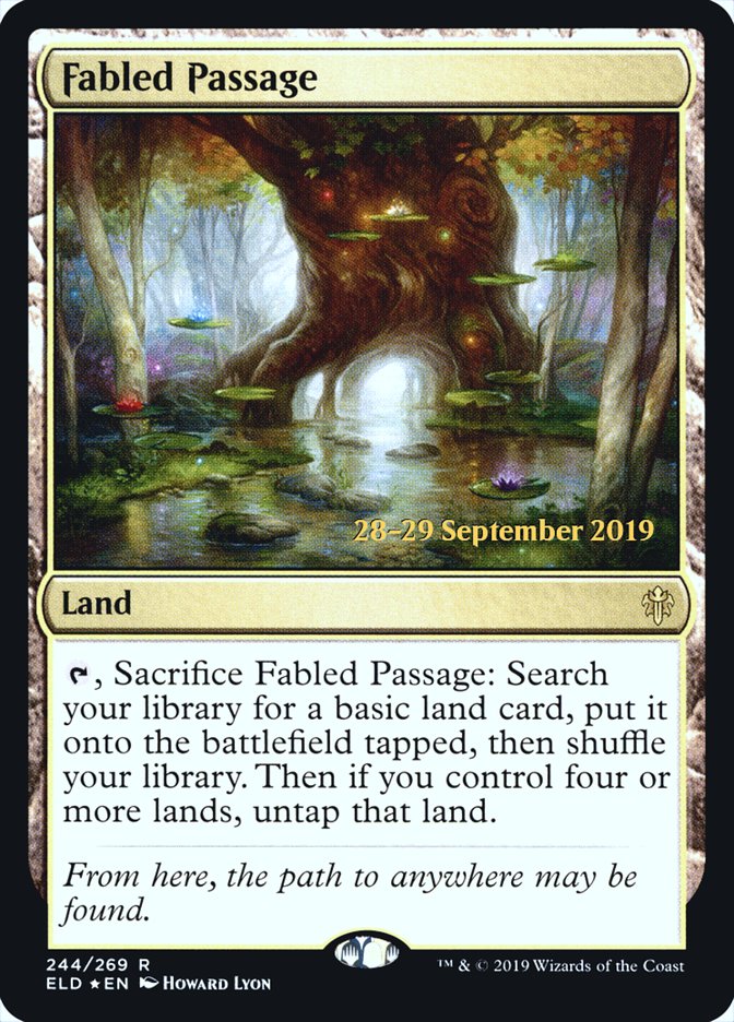 Fabled Passage [Throne of Eldraine Prerelease Promos] | The Clever Kobold