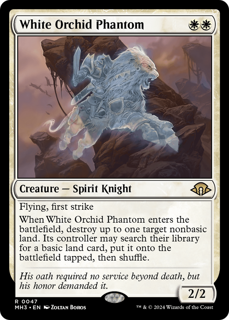 White Orchid Phantom [Modern Horizons 3] | The Clever Kobold