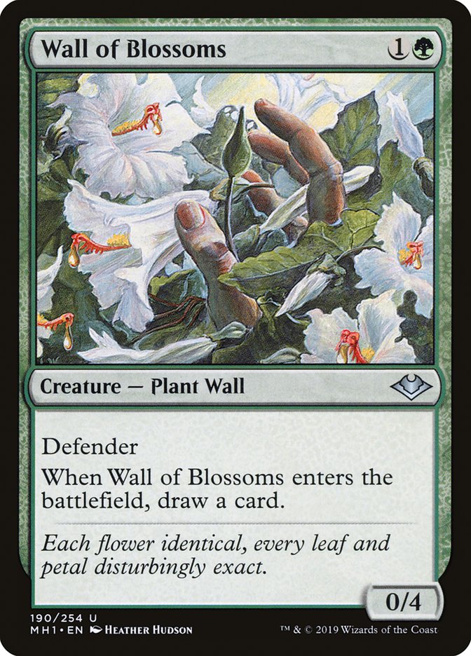 Wall of Blossoms [Modern Horizons] | The Clever Kobold