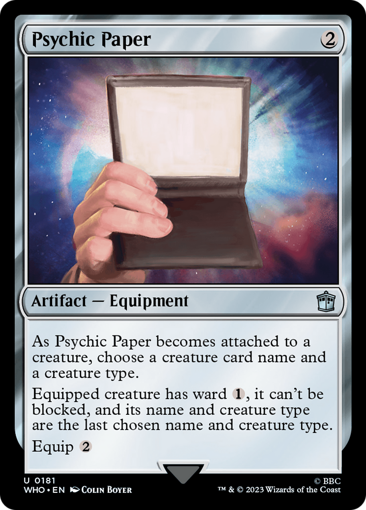 Psychic Paper [Doctor Who] | The Clever Kobold