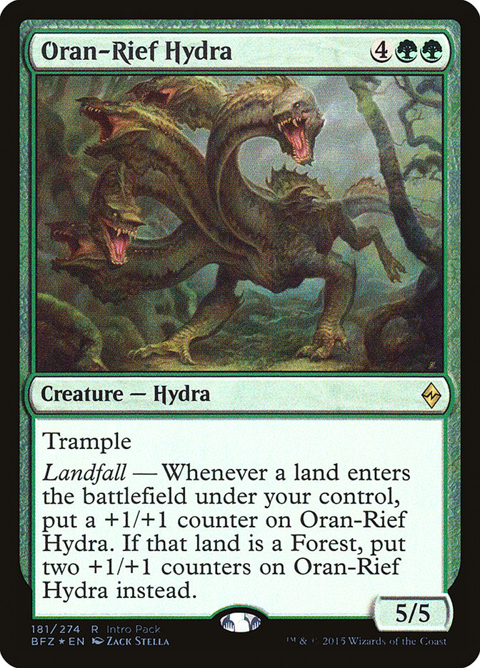 Oran-Rief Hydra (Intro Pack) [Battle for Zendikar Promos] | The Clever Kobold