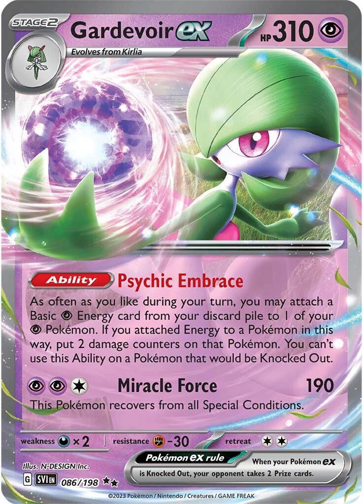 Gardevoir ex (086/198) [Scarlet & Violet: Base Set] | The Clever Kobold