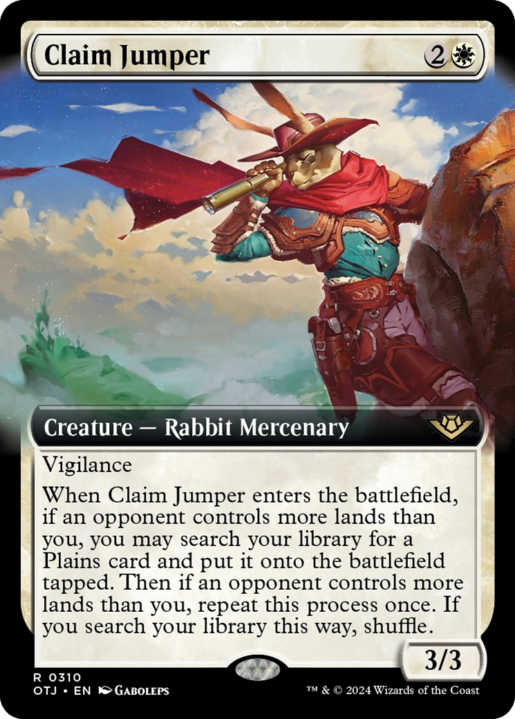 Claim Jumper (Extended Art) [Outlaws of Thunder Junction] | The Clever Kobold