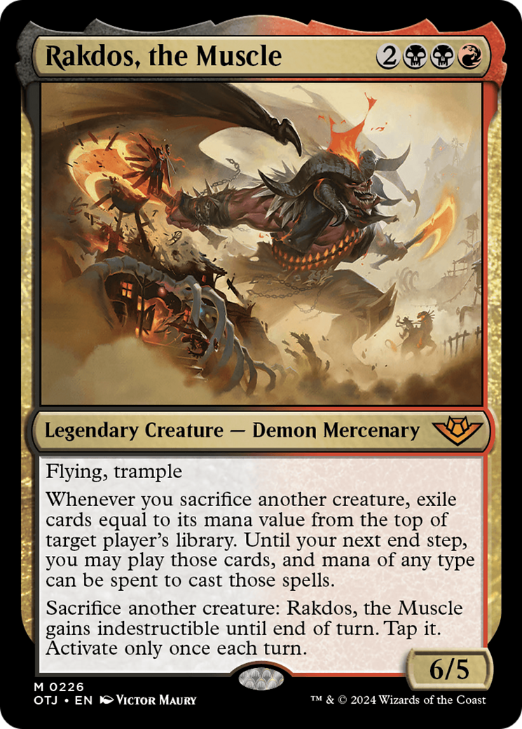 Rakdos, the Muscle [Outlaws of Thunder Junction] | The Clever Kobold