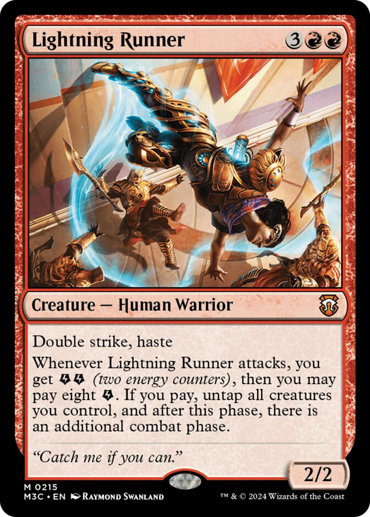 Lightning Runner [Modern Horizons 3 Commander] | The Clever Kobold