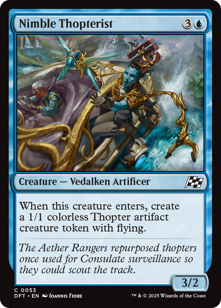 Nimble Thopterist [Aetherdrift] | The Clever Kobold