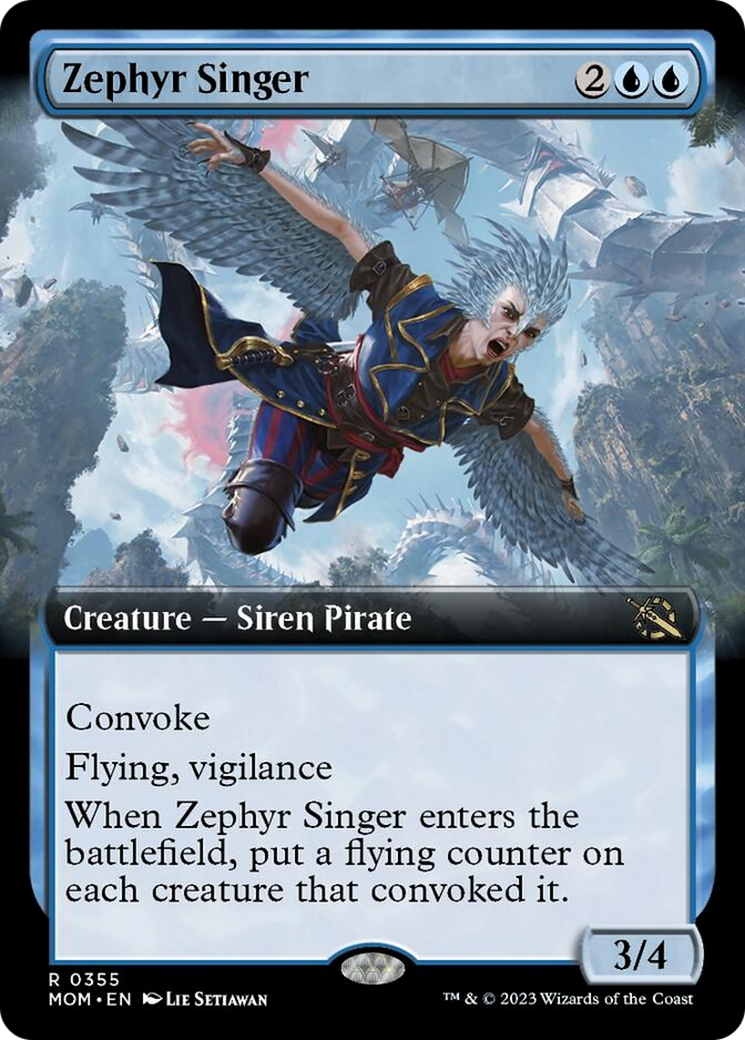 Zephyr Singer (Extended Art) [March of the Machine] | The Clever Kobold