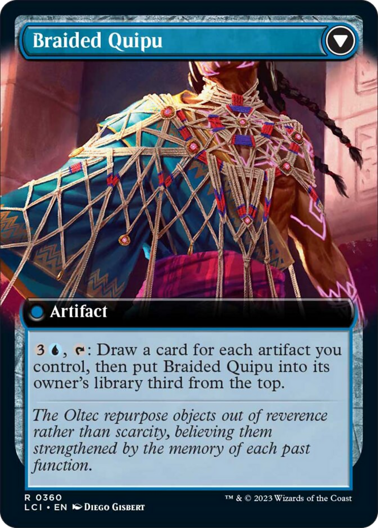 Braided Net // Braided Quipu (Extended Art) [The Lost Caverns of Ixalan] | The Clever Kobold