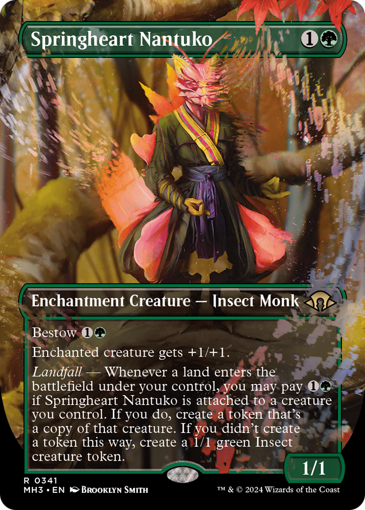 Springheart Nantuko (Borderless) [Modern Horizons 3] | The Clever Kobold