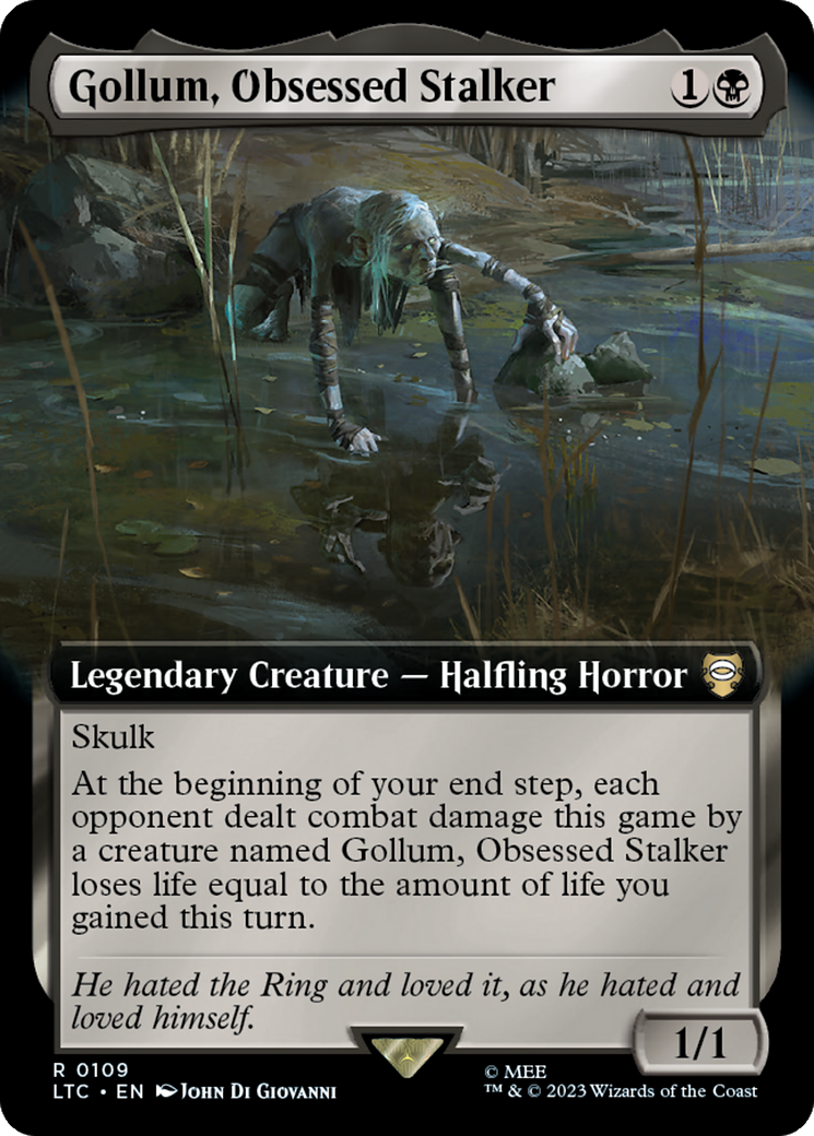 Gollum, Obsessed Stalker (Extended Art) [The Lord of the Rings: Tales of Middle-Earth Commander] | The Clever Kobold