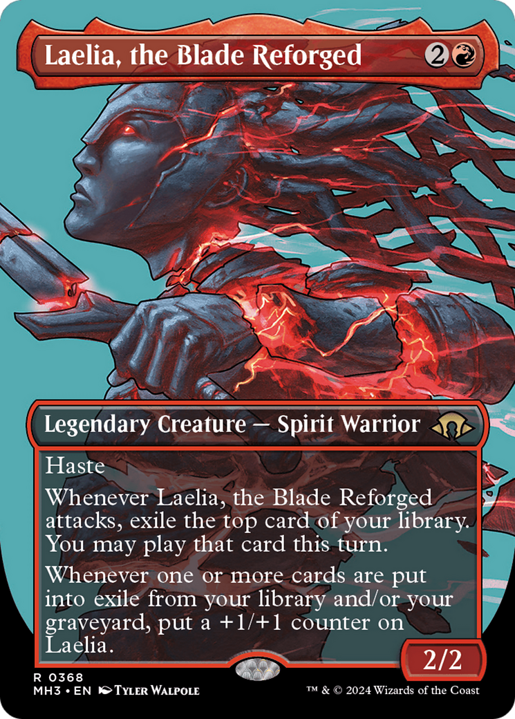 Laelia, the Blade Reforged (Borderless) [Modern Horizons 3] | The Clever Kobold