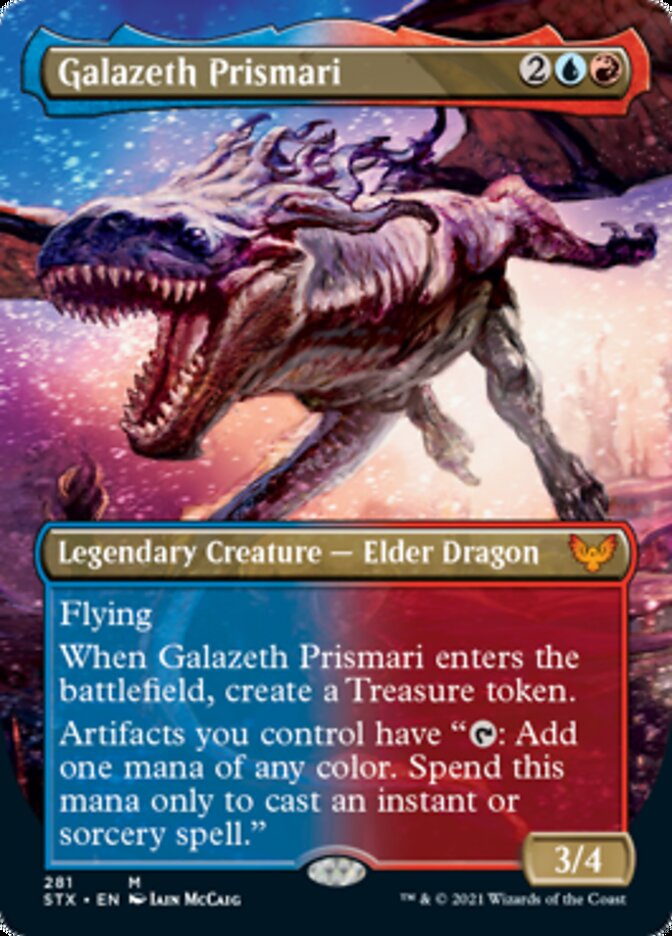 Galazeth Prismari (Borderless Alternate Art) [Strixhaven: School of Mages] | The Clever Kobold