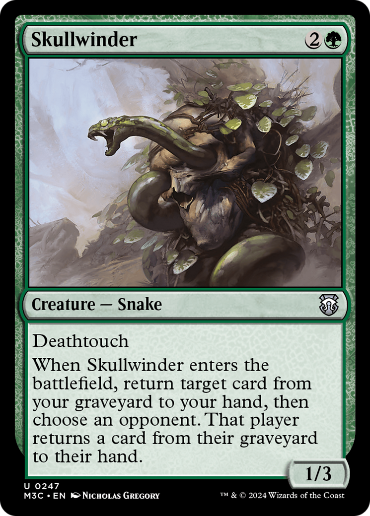 Skullwinder (Ripple Foil) [Modern Horizons 3 Commander] | The Clever Kobold