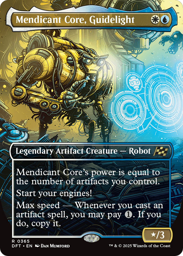 Mendicant Core, Guidelight (Borderless) [Aetherdrift] | The Clever Kobold