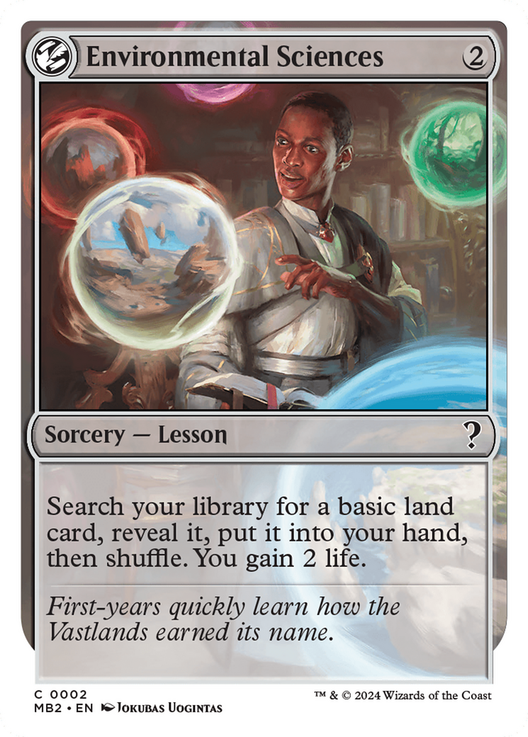 Environmental Sciences (White Border) [Mystery Booster 2] | The Clever Kobold