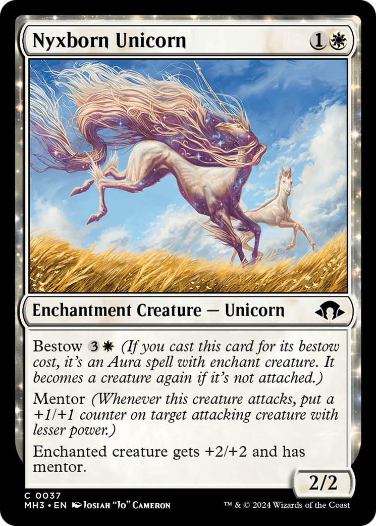 Nyxborn Unicorn [Modern Horizons 3] | The Clever Kobold