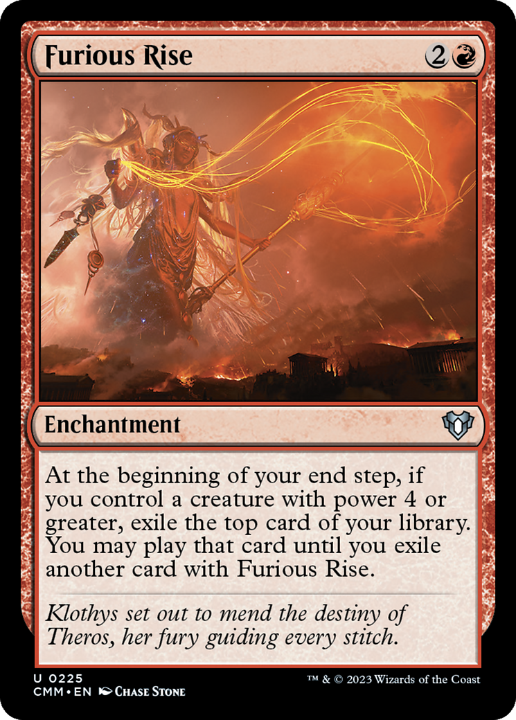 Furious Rise [Commander Masters] | The Clever Kobold