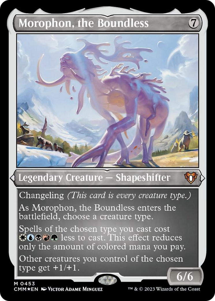 Morophon, the Boundless (Foil Etched) [Commander Masters] | The Clever Kobold