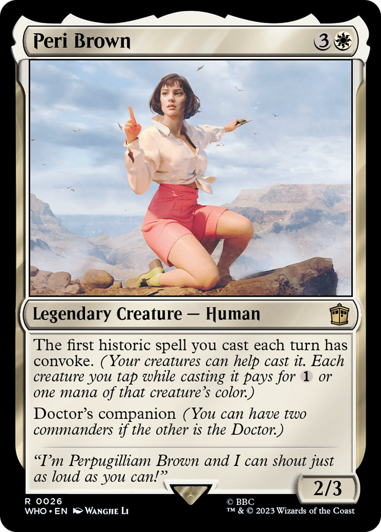 Peri Brown [Doctor Who] | The Clever Kobold