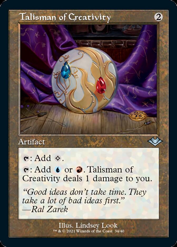 Talisman of Creativity (Retro) [Modern Horizons] | The Clever Kobold