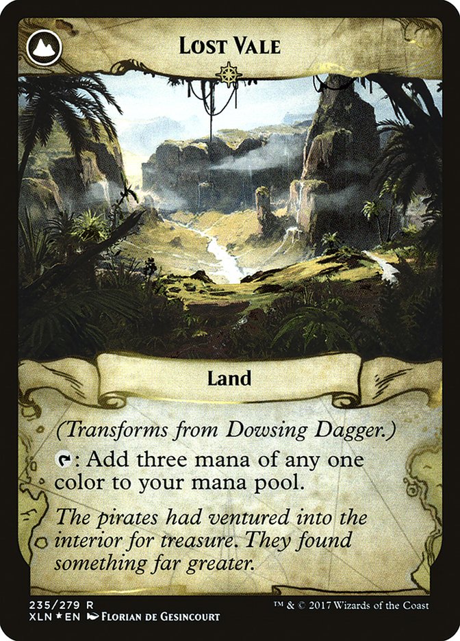 Dowsing Dagger // Lost Vale [Ixalan Prerelease Promos] | The Clever Kobold