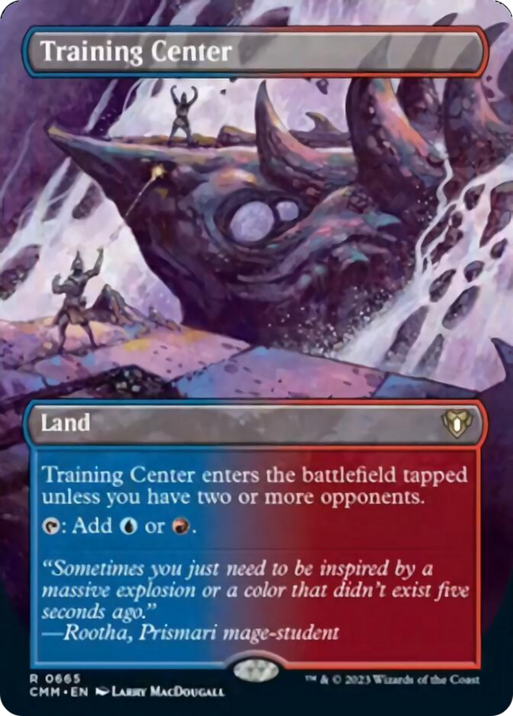 Training Center (Borderless Alternate Art) [Commander Masters] | The Clever Kobold