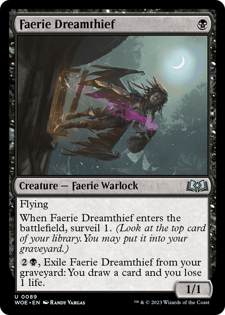 Faerie Dreamthief [Wilds of Eldraine] | The Clever Kobold