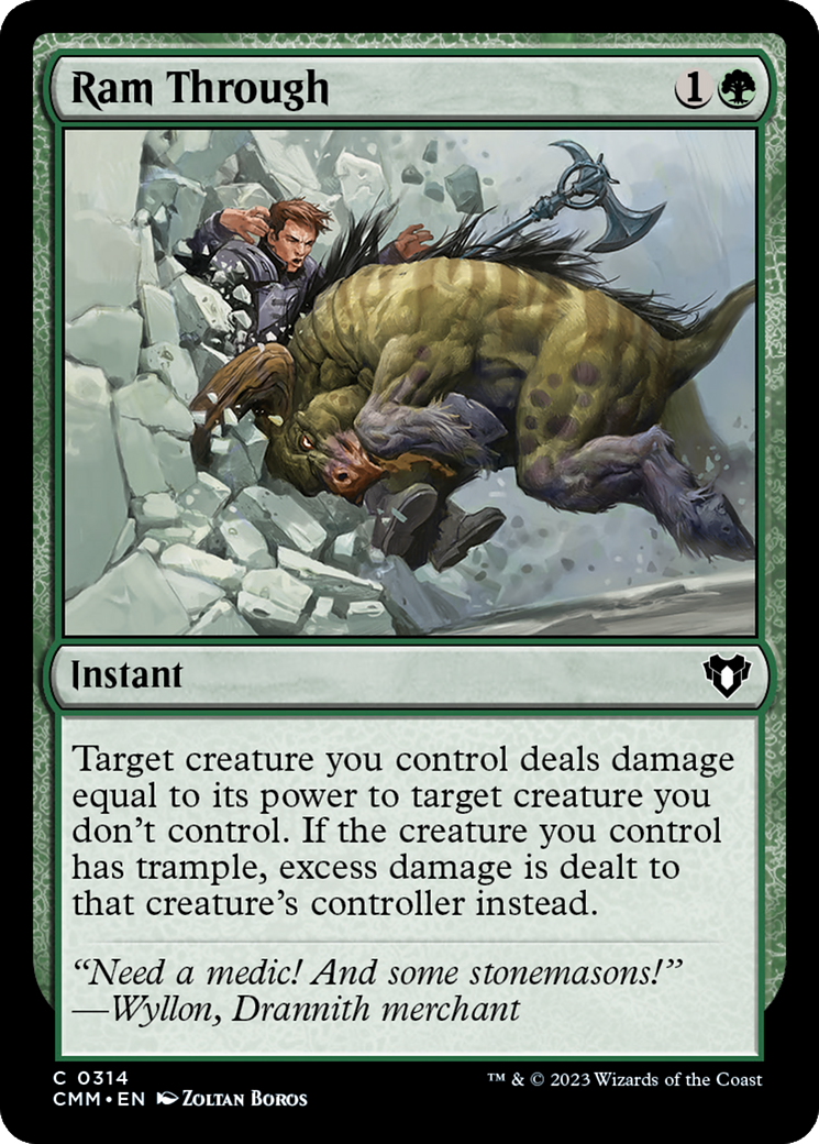 Ram Through [Commander Masters] | The Clever Kobold