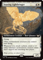 Soaring Lightbringer (Extended Art) [Duskmourn: House of Horror Commander] | The Clever Kobold