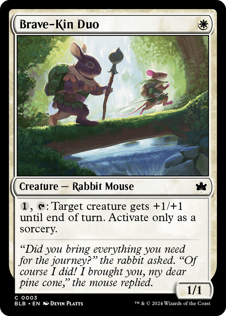 Brave-Kin Duo [Bloomburrow] | The Clever Kobold