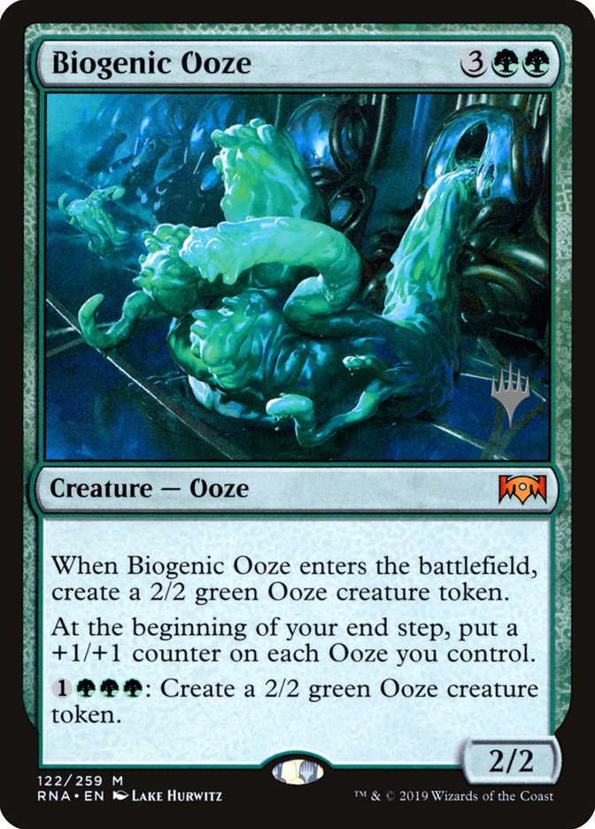 Biogenic Ooze (Promo Pack) [Ravnica Allegiance Promos] | The Clever Kobold