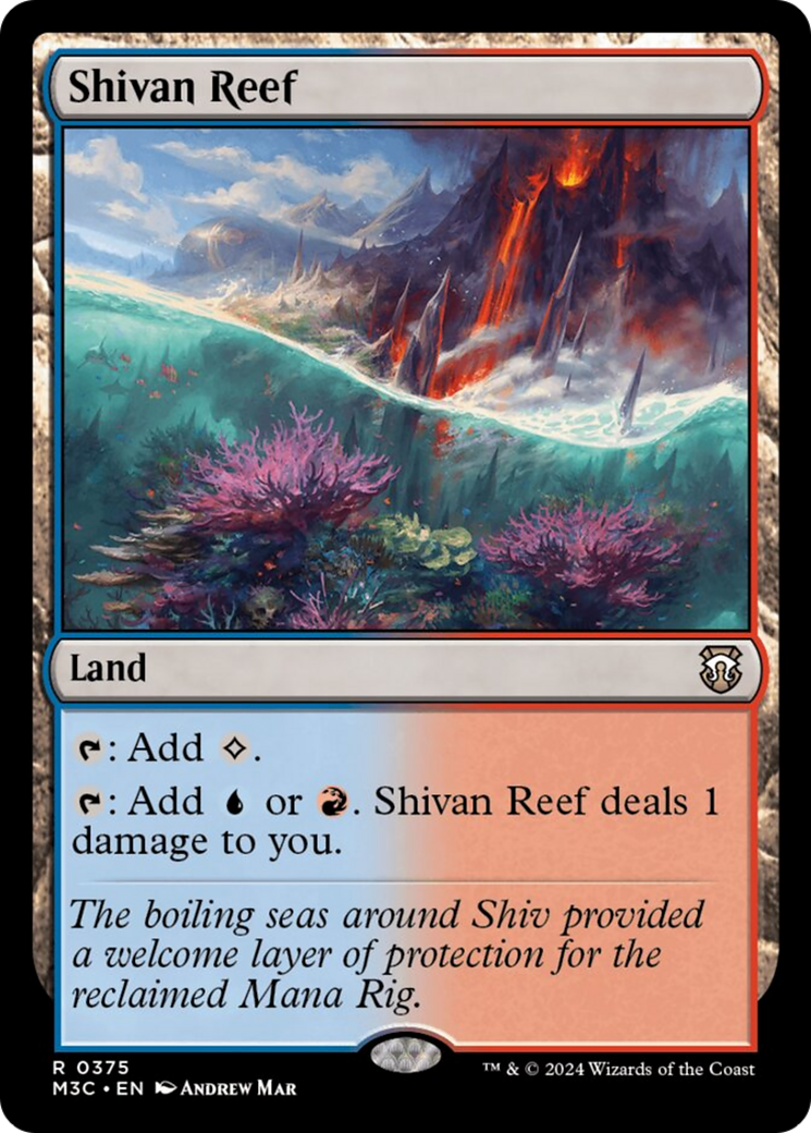 Shivan Reef [Modern Horizons 3 Commander] | The Clever Kobold